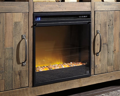 Mueble para TV Arlenbry de 60" con chimenea eléctrica