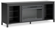 Cayberry TV Stand with Fireplace