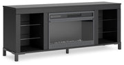 Cayberry TV Stand with Fireplace