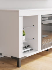 Brollevi TV Stand with Fireplace
