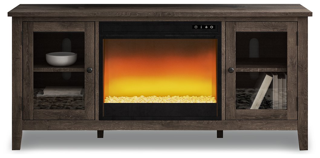 Mueble para TV Arlenbry de 60" con chimenea eléctrica