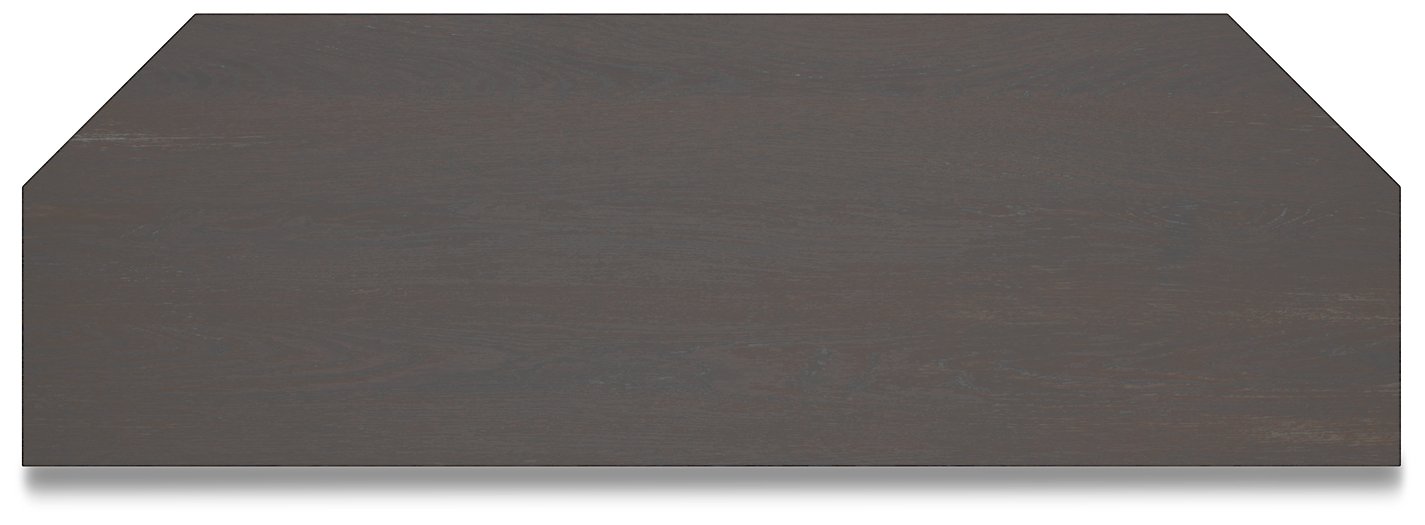 Mueble de TV esquinero Dorrinson con chimenea eléctrica