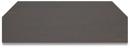 Mueble de TV esquinero Dorrinson con chimenea eléctrica