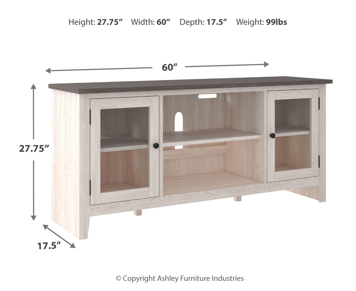 Dorrinson LG TV Stand w/Fireplace Option