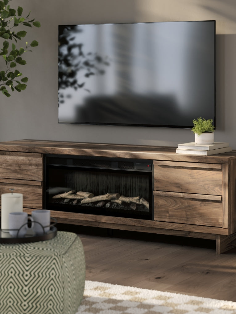 Zadilyn 72" TV Stand with Electric Fireplace