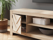 Cayboni 71" TV Stand with Electric Fireplace