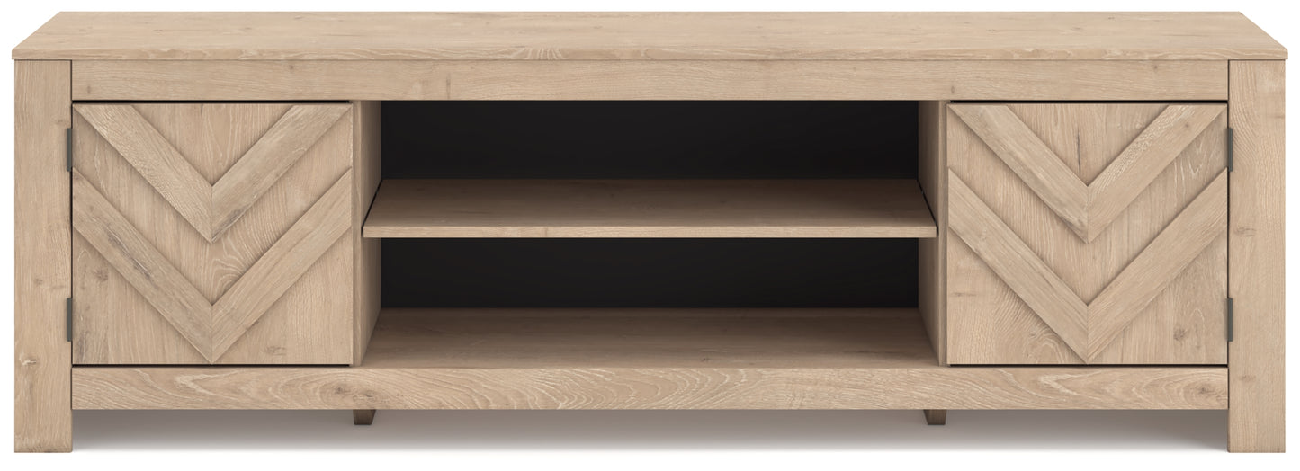 Cayboni LG TV Stand w/Fireplace Option