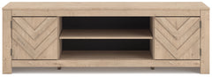 Cayboni LG TV Stand w/Fireplace Option