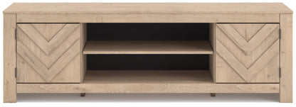 Cayboni LG TV Stand w/Fireplace Option