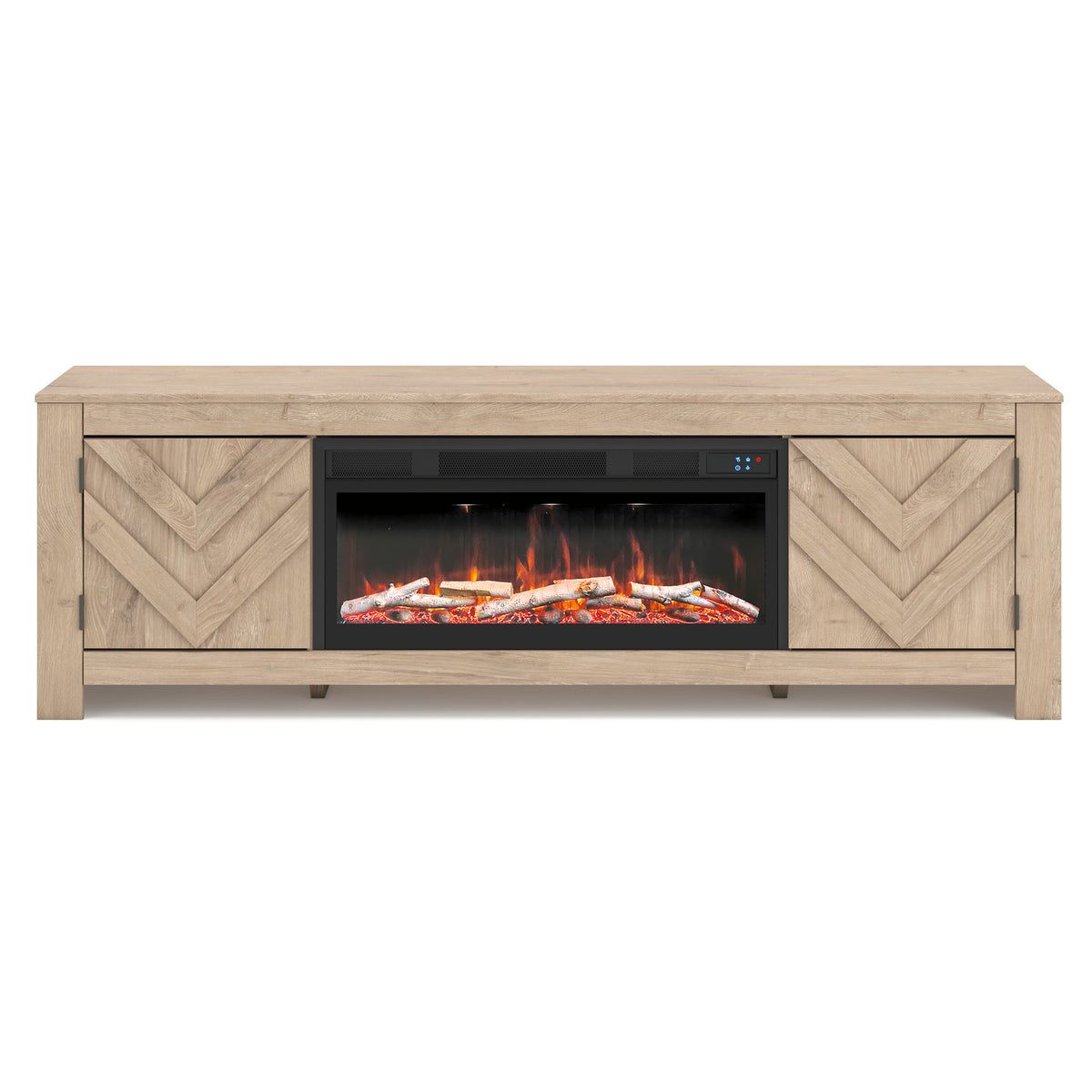 Cayboni 71" TV Stand with Electric Fireplace
