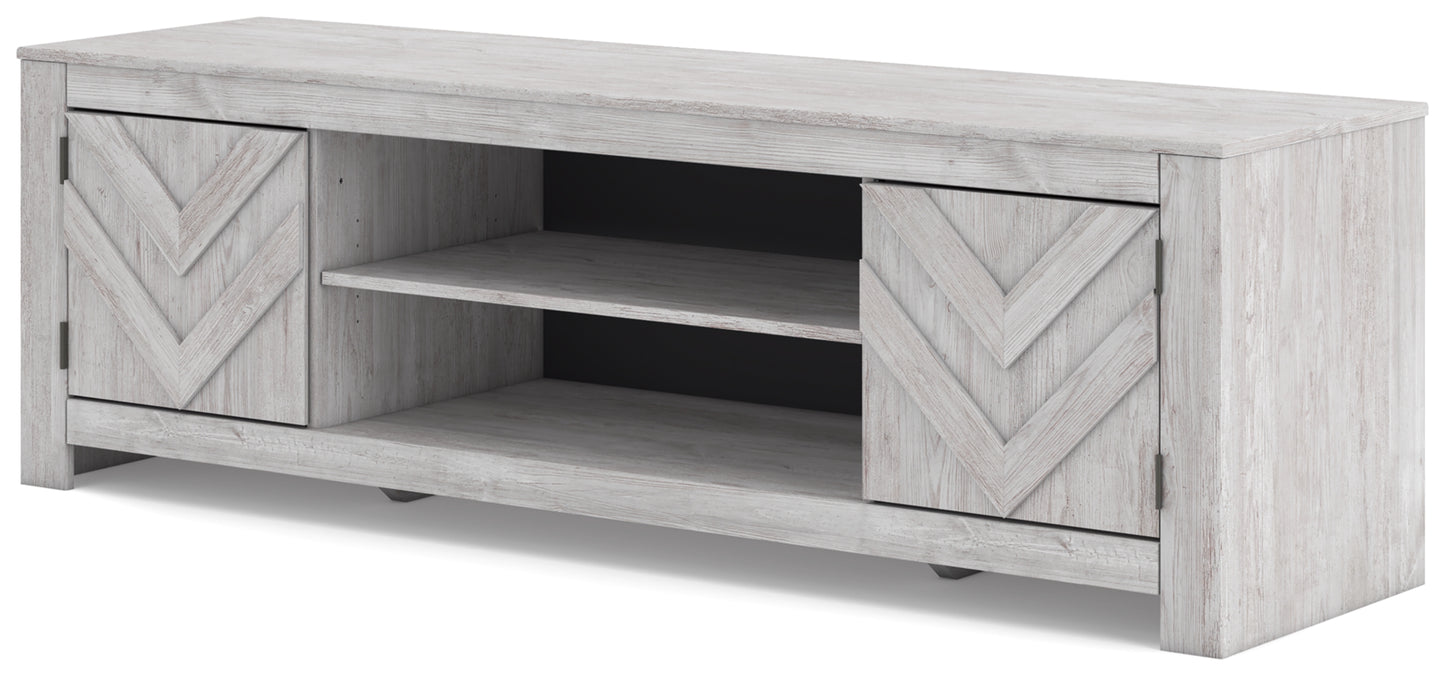 Cayboni LG TV Stand w/Fireplace Option