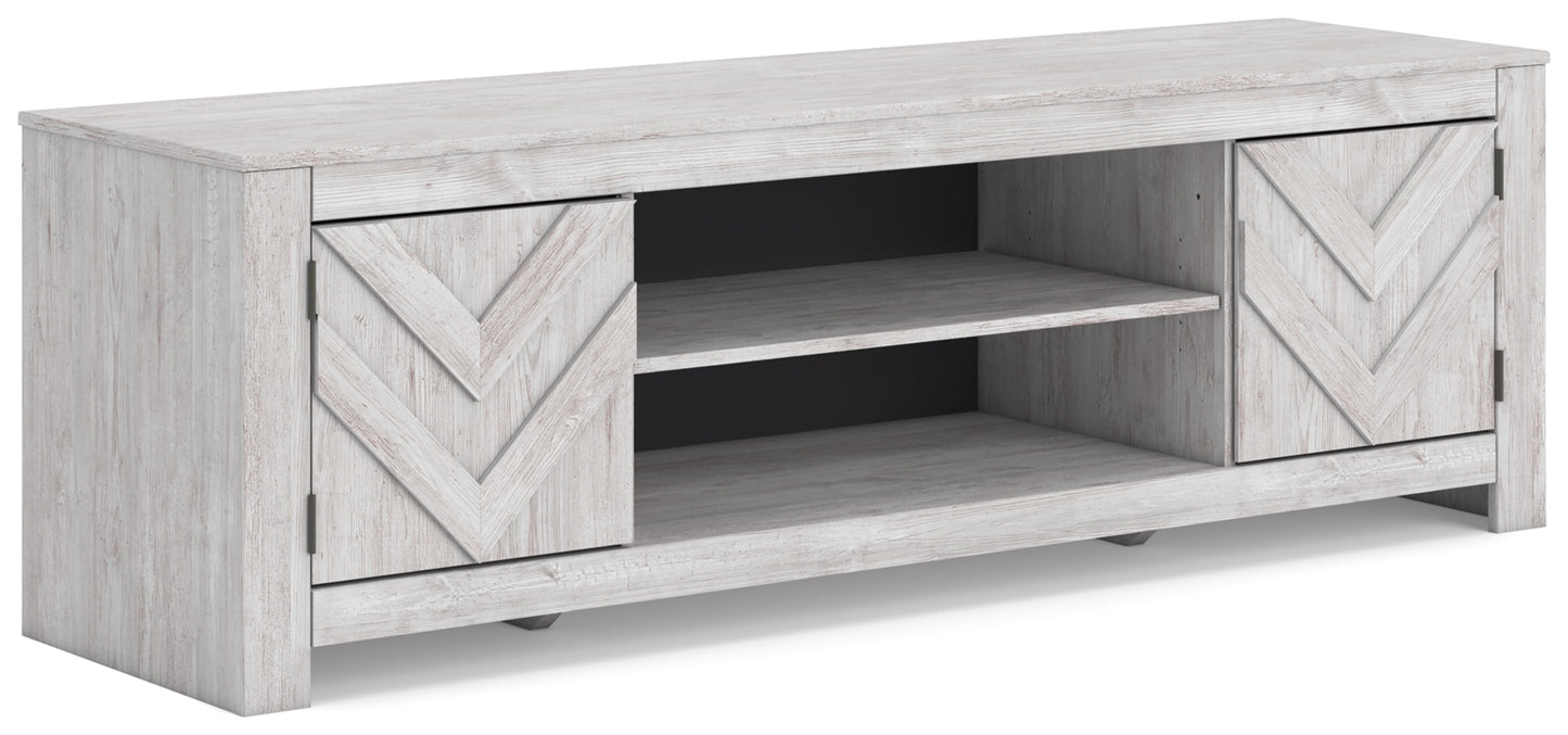 Cayboni LG TV Stand w/Fireplace Option