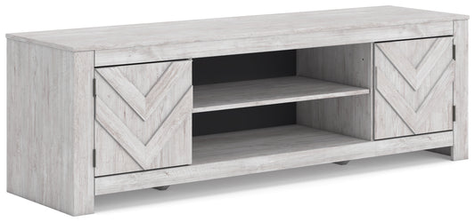 Cayboni LG TV Stand w/Fireplace Option