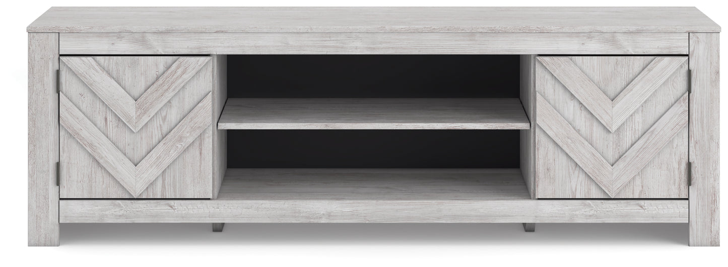 Cayboni LG TV Stand w/Fireplace Option