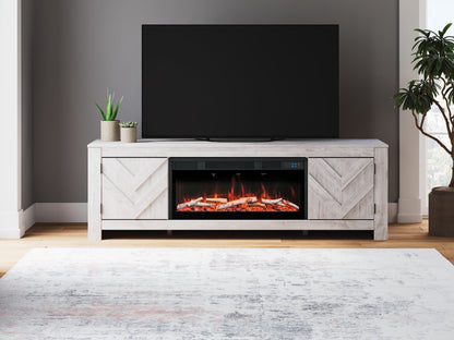 Cayboni 71" TV Stand with Electric Fireplace