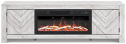 Cayboni 71" TV Stand with Electric Fireplace
