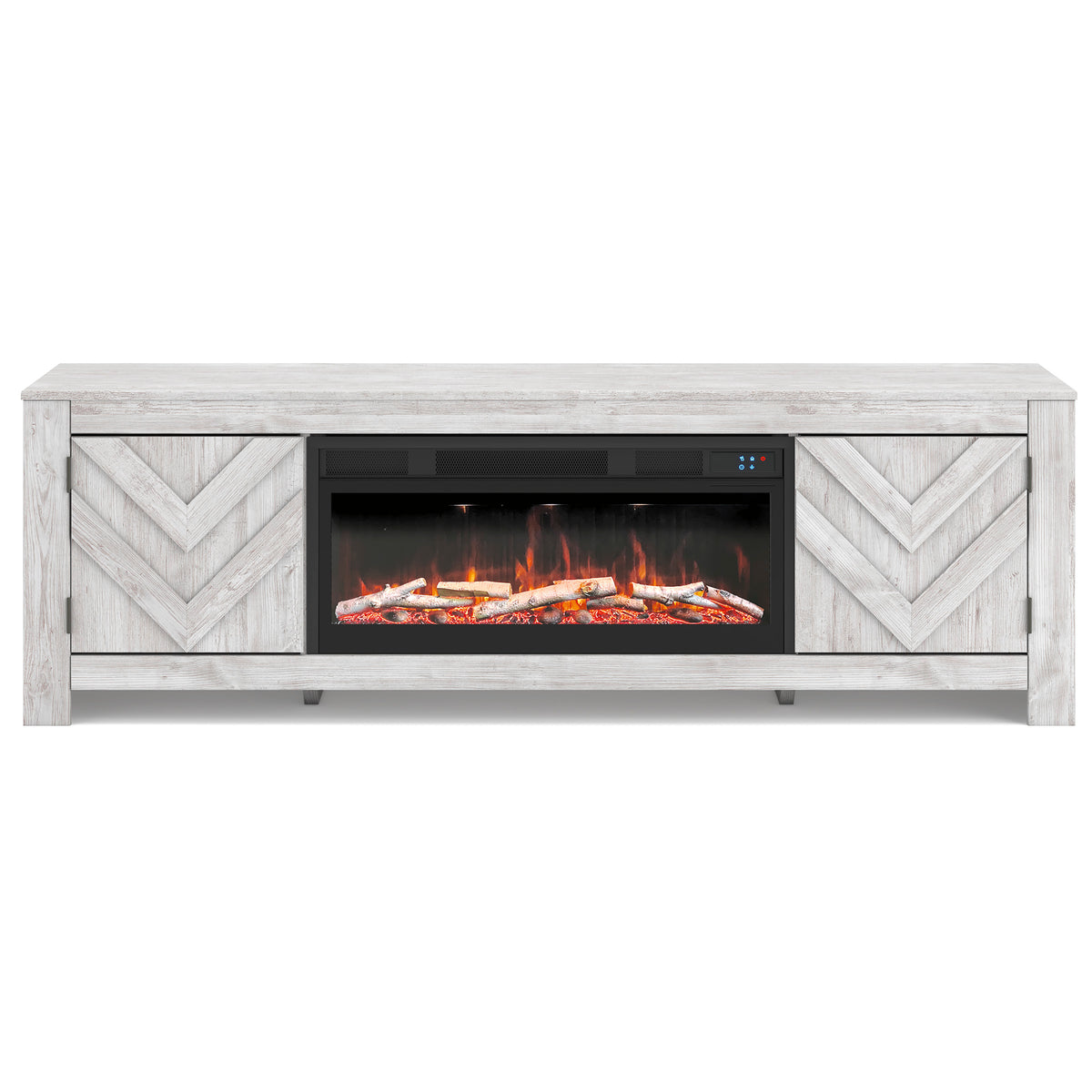 Cayboni 71" TV Stand with Electric Fireplace