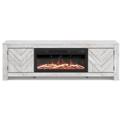 Cayboni 71" TV Stand with Electric Fireplace