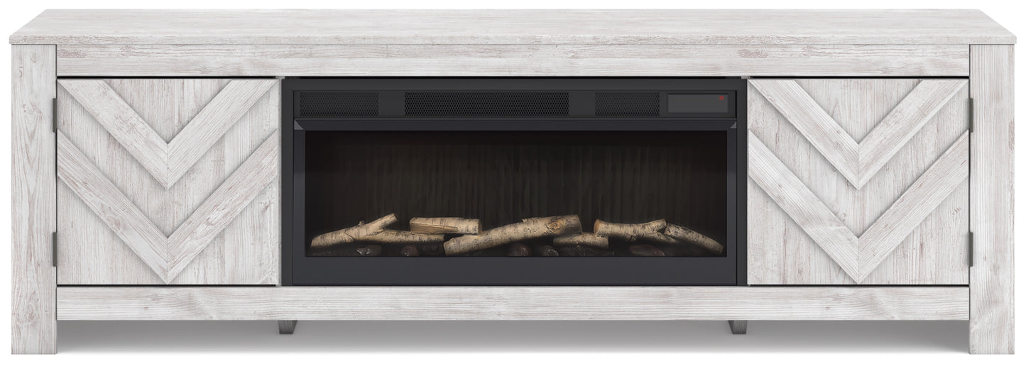 Cayboni 71" TV Stand with Electric Fireplace