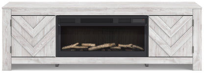 Cayboni 71" TV Stand with Electric Fireplace