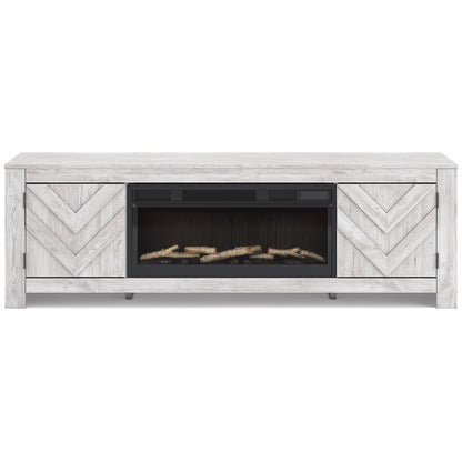 Cayboni 71" TV Stand with Electric Fireplace