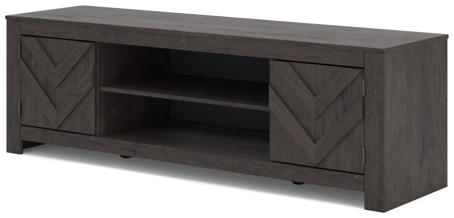 Cayboni LG TV Stand w/Fireplace Option