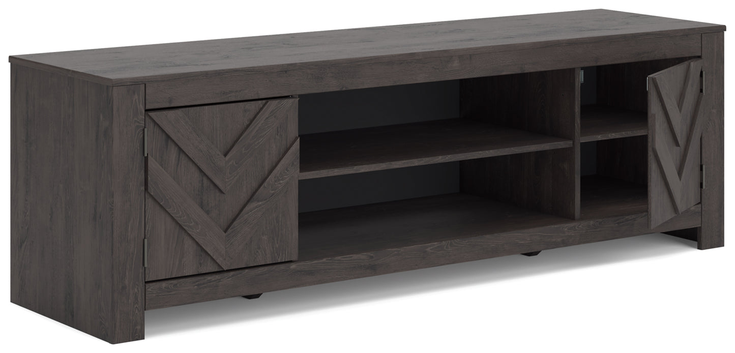 Cayboni LG TV Stand w/Fireplace Option