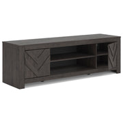Cayboni 71" TV Stand with Electric Fireplace