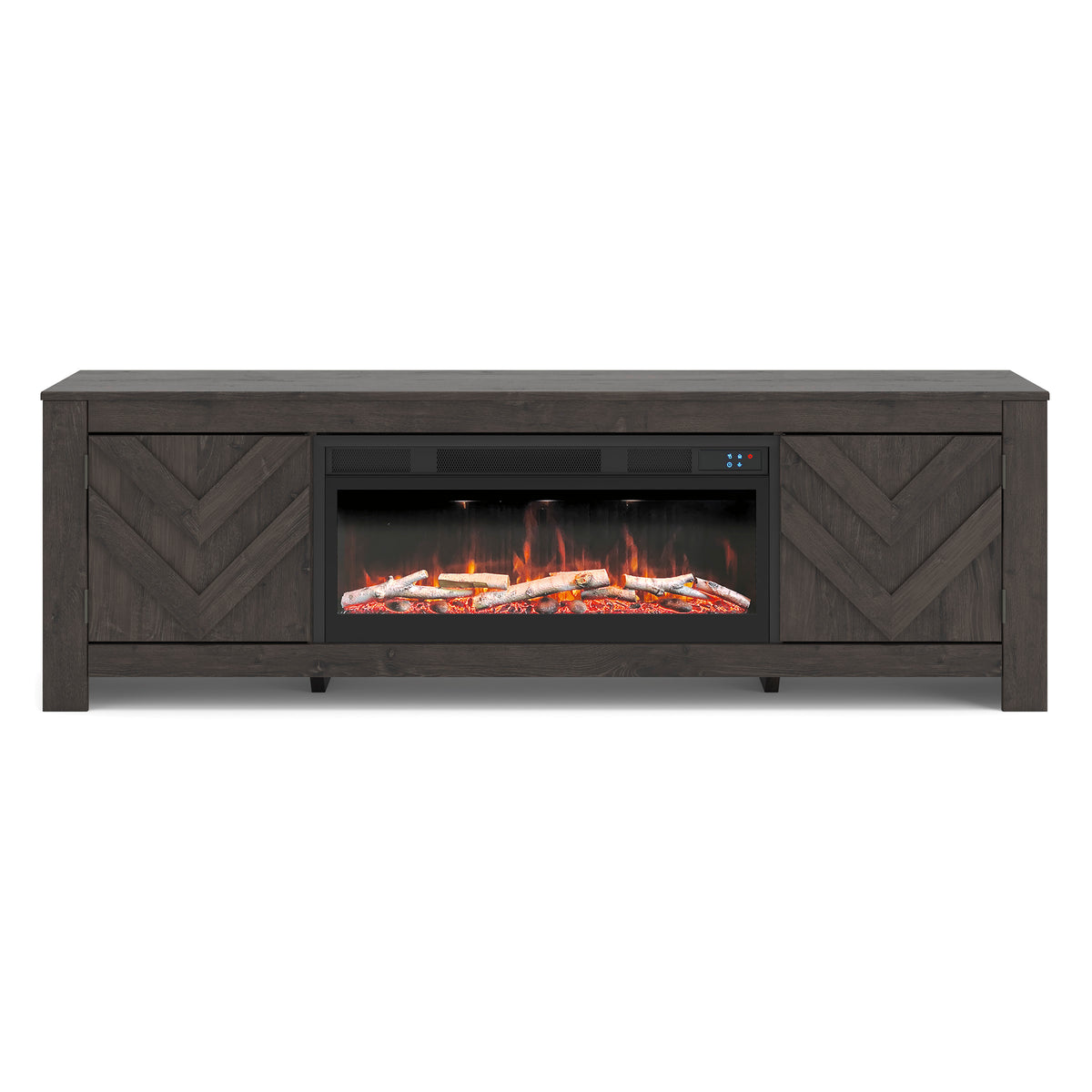Cayboni 71" TV Stand with Electric Fireplace