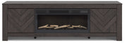 Cayboni 71" TV Stand with Electric Fireplace