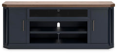 Landocken XL TV Stand w/Fireplace Option