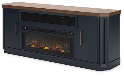 Mueble para TV Landocken de 83" con chimenea eléctrica