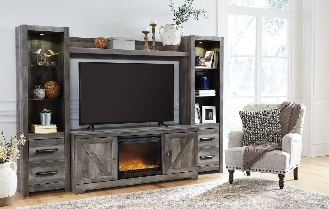 Wynnlow Entertainment Center with Electric Fireplace