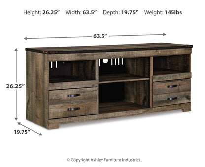 Trinell LG TV Stand w/Fireplace Option