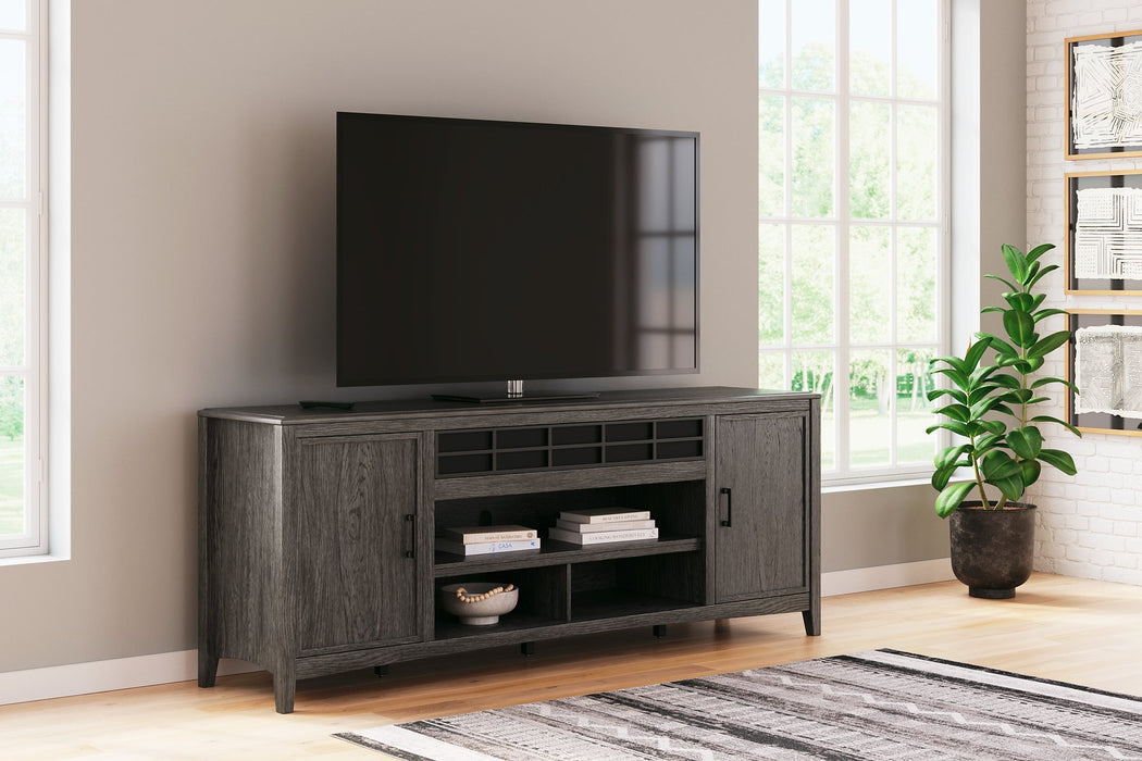 Montillan 84" TV Stand With Fireplace Option