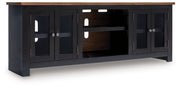 Wildenauer XL TV Stand w/Fireplace Option