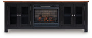 Wildenauer 76" TV Stand with Electric Fireplace