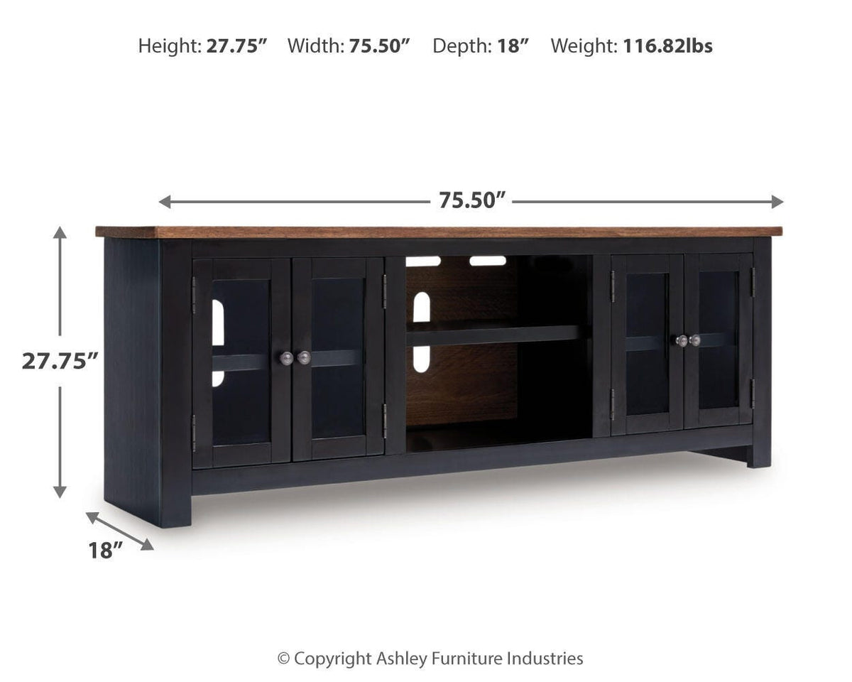 Wildenauer XL TV Stand w/Fireplace Option
