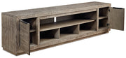 Mueble de TV Krystanza con chimenea eléctrica