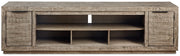 Mueble de TV Krystanza con chimenea eléctrica