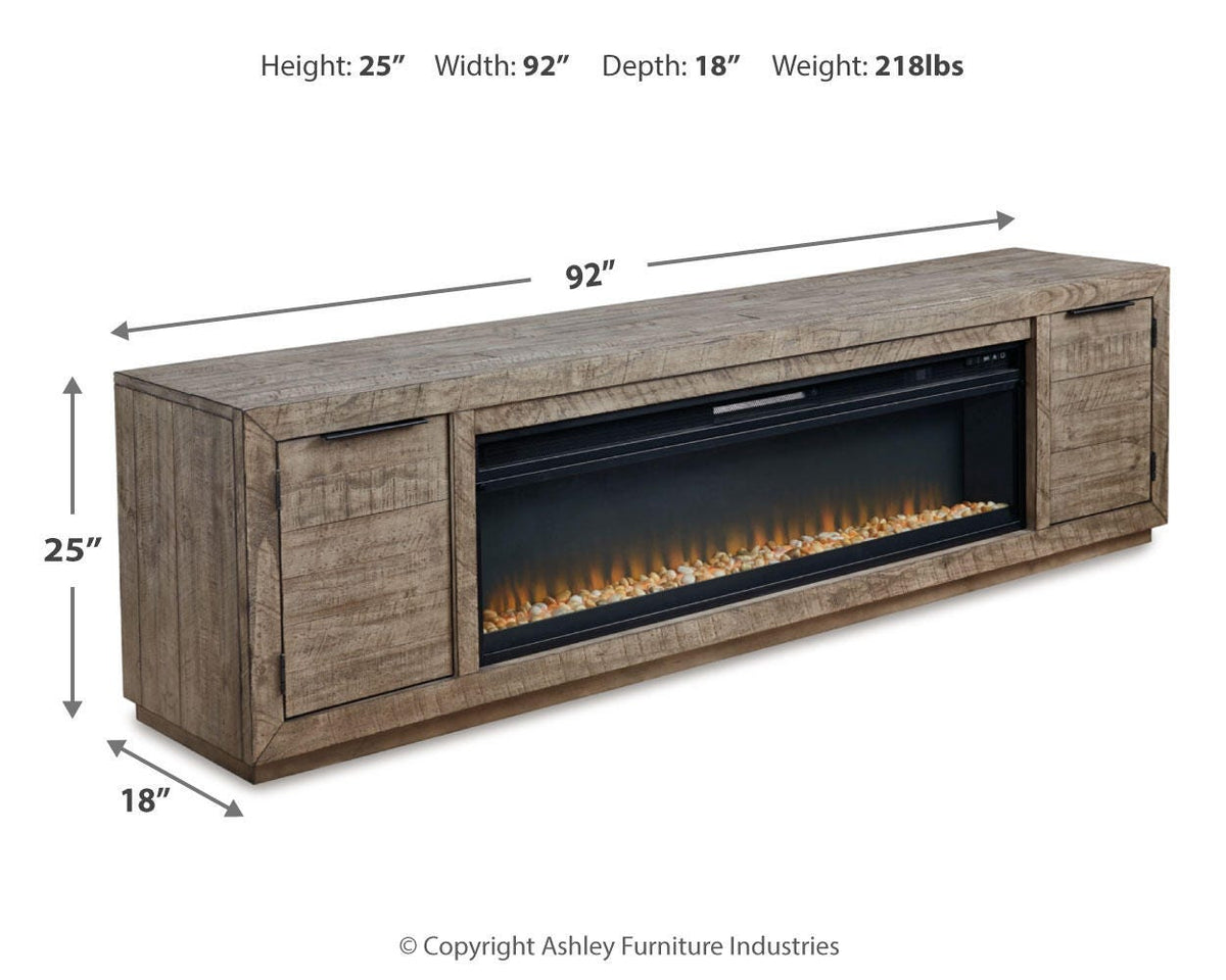 Krystanza TV Stand w/Electric Fireplace