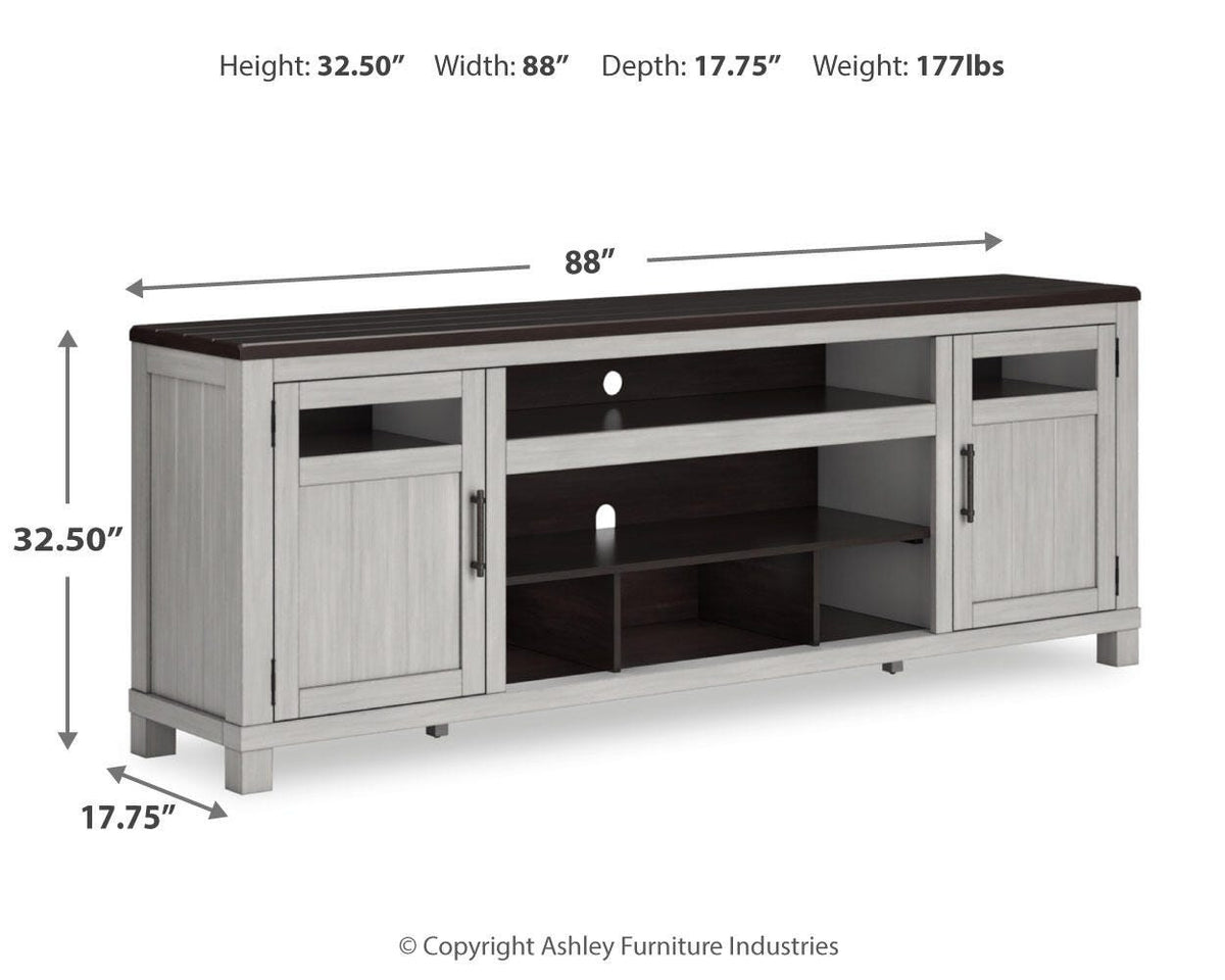 Darborn XL TV Stand w/Fireplace Option