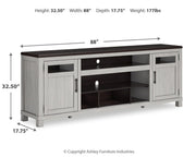 Darborn XL TV Stand w/Fireplace Option