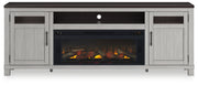 Darborn 88" TV Stand with Electric Fireplace