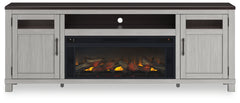 Darborn 88" TV Stand with Electric Fireplace