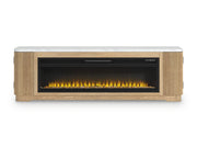 Camdill 80" TV Stand with Electric Fireplace
