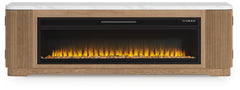 Camdill 80" TV Stand with Electric Fireplace