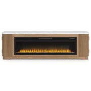 Camdill 80" TV Stand with Electric Fireplace