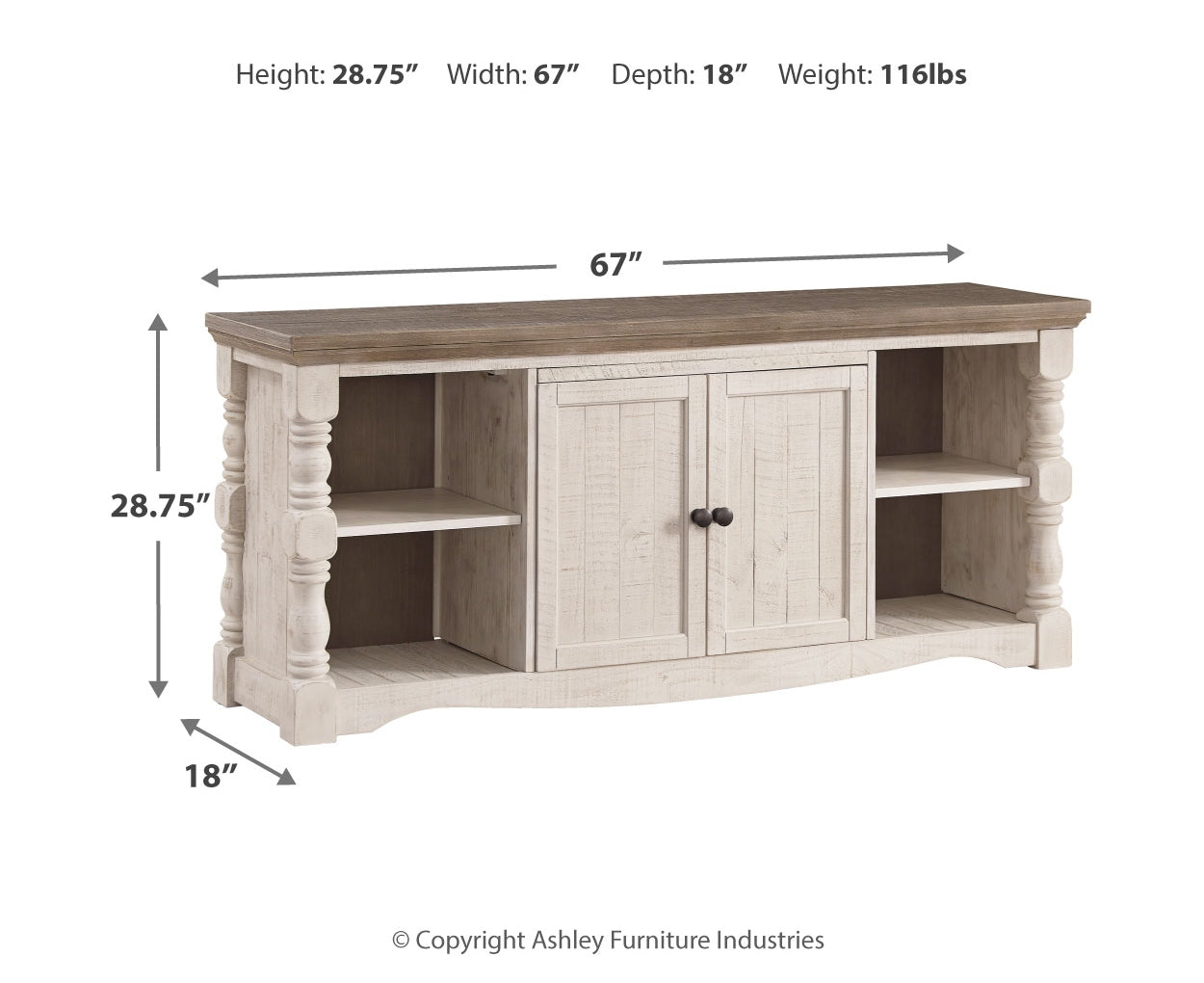 Havalance Extra Large TV Stand
