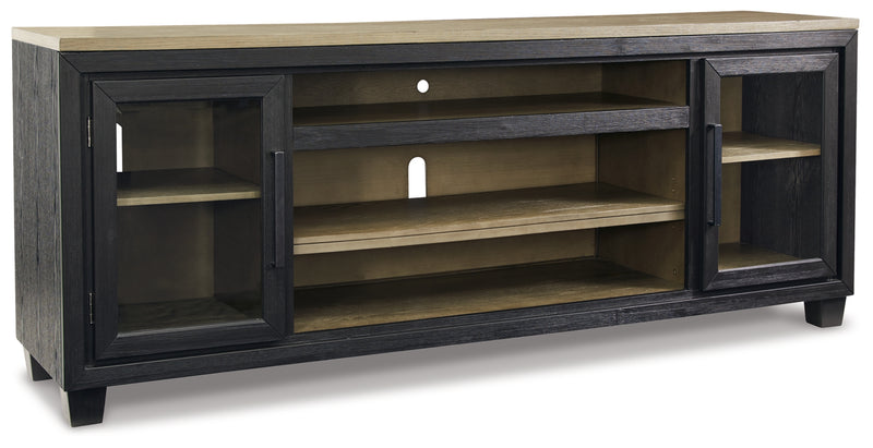 Foyland XL TV Stand with Fireplace Option